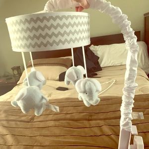 Baby elephant mobile